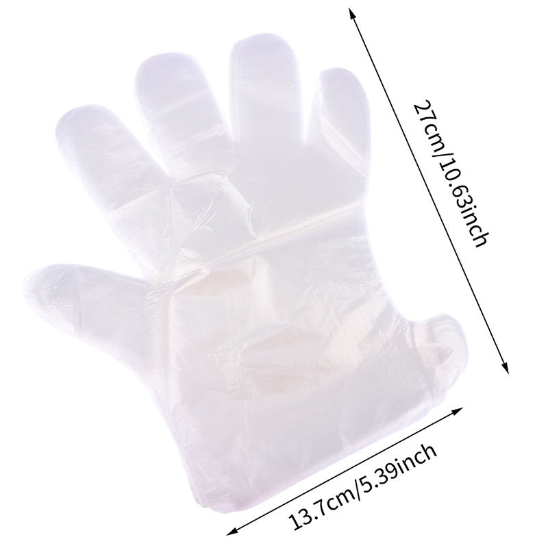 Bag Power Tools - 100Pcs Disposable PE Empty Gloves Foot