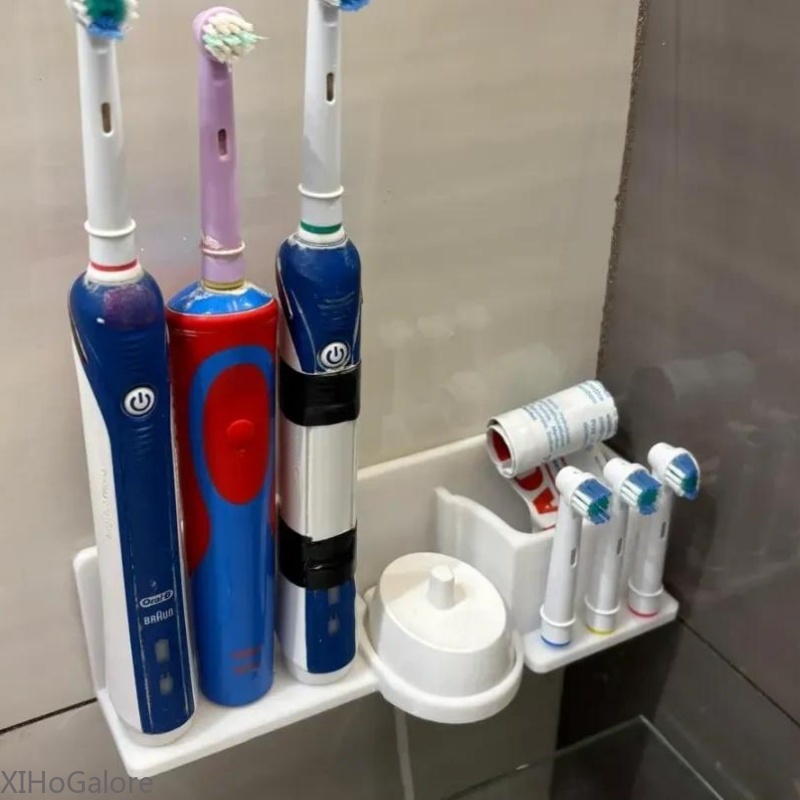 Power Tools Rack - 3D Printed Wall Mount Toothbrush Holder