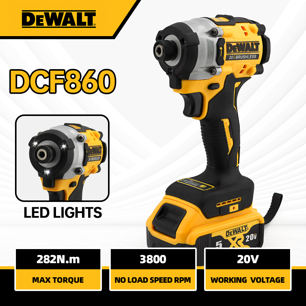 Dewalt DCF860 Cordless Brushle - огляд і ціна Dewalt Power Tools Xr