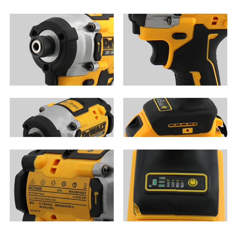 Dewalt DCF860 Cordless Brushle - огляд і ціна Dewalt Power Tools Xr