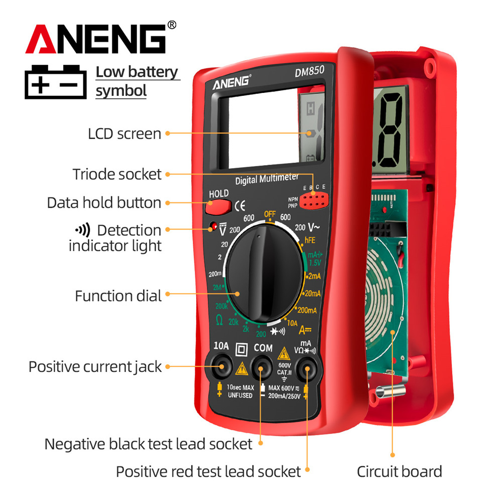 ANENG DM850 Digital Multimeter - огляд і ціна Power Tools Software