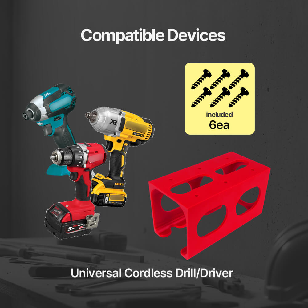 Universal 18V Drill Wall Mount - огляд і ціна Power Tools Storage