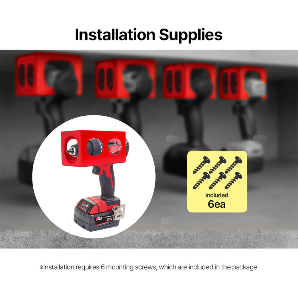 Universal 18V Drill Wall Mount - огляд і ціна Power Tools Storage