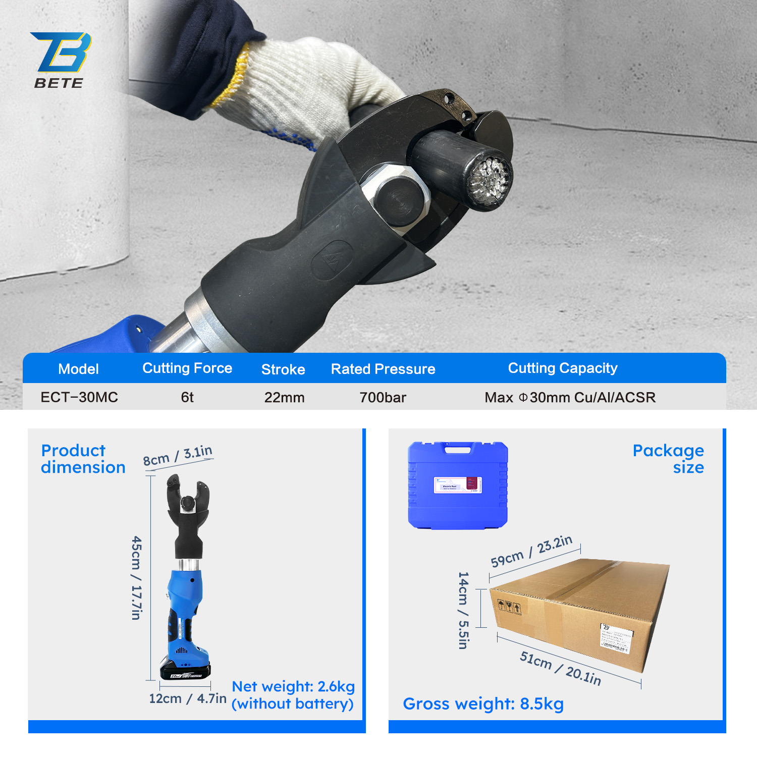 ECT-30MC Mini 6T Stoke 22MM Mi - огляд і ціна Power Tools Electrical