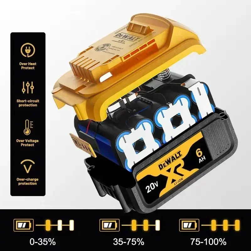 XR DeWalt 20V MAX Battery 6.0A - огляд і ціна Dewalt Power Tools Xr