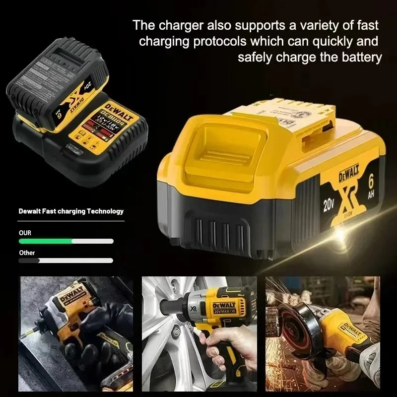XR DeWalt 20V MAX Battery 6.0A - огляд і ціна Dewalt Power Tools Xr