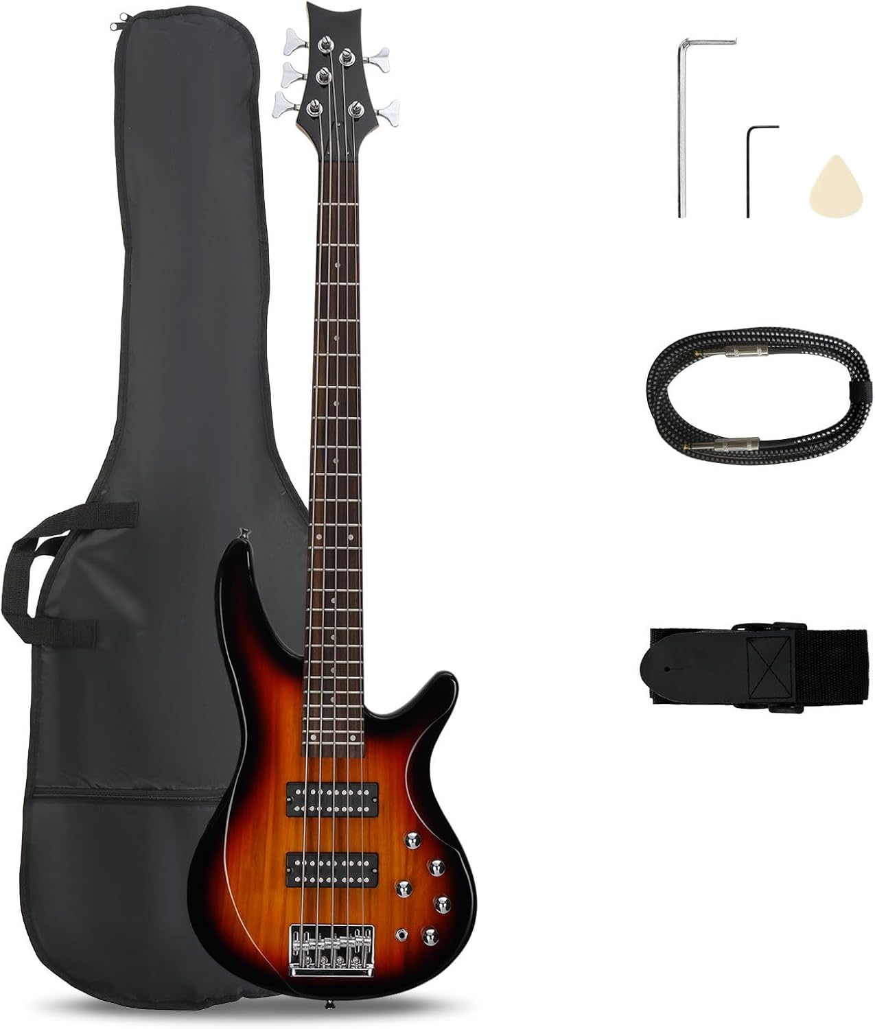 5-String Electric Bass Guitar, - огляд і ціна Bag Power Tools