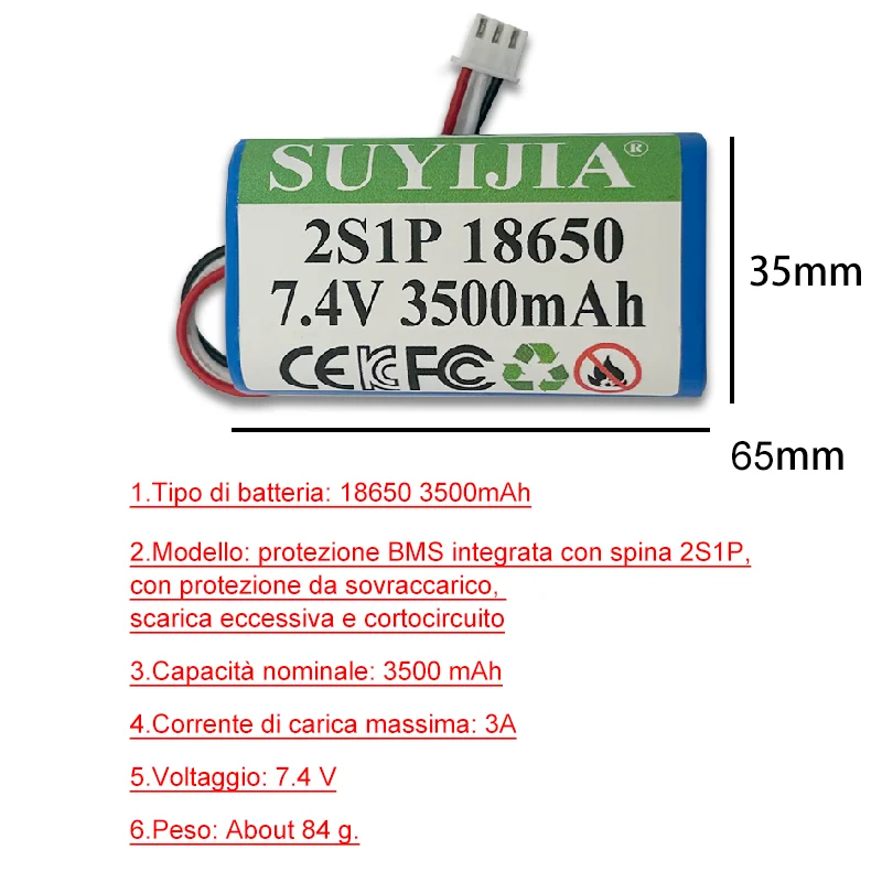 18650 7.4V 3500mAh 2S1P Lithiu - огляд і ціна Power Tools Rental