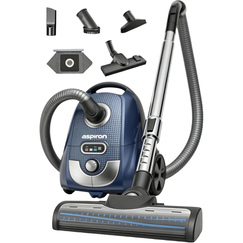 Canister Vacuum, 1600W/40Kpa C - огляд і ціна Bag Power Tools